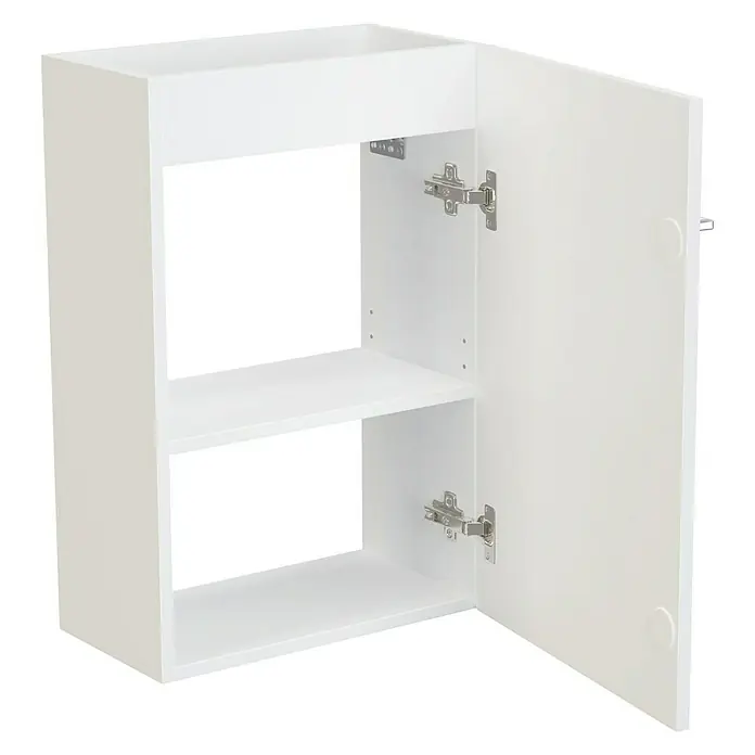 Camargue Espacio Kupaonski ormarić za nasadni umivaonik - 40 x 22 x 60 cm, 1 vrata, Mira - Pogled sprijeda