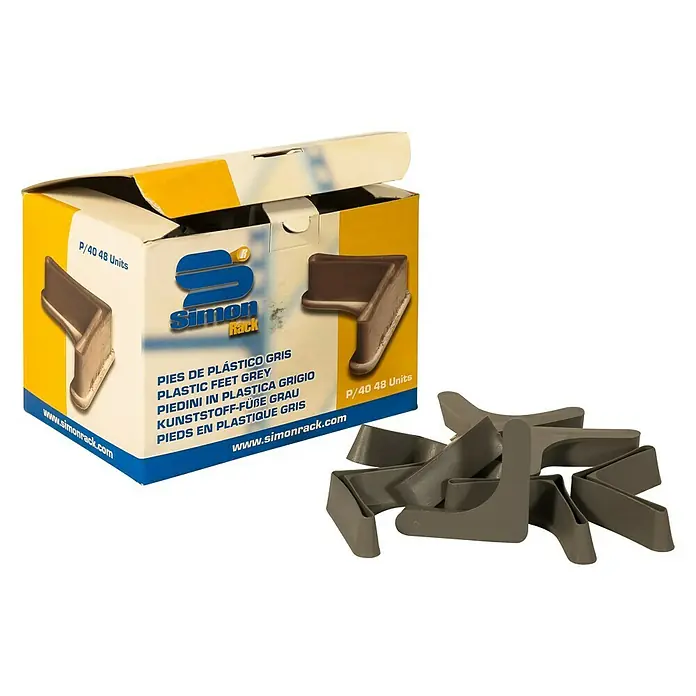 Simonrack Pie de estantería - 48 ud., Específico para: Estantes Simonrack