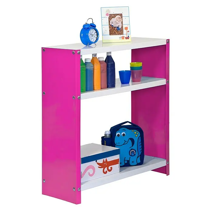 Simonrack Simonhome Estantería metálica Habitat Color Plus - L x An x Al: 30 x 80 x 90 cm, Capacidad de carga: 100 kg/balda, Número de baldas: 3 ud., Rosa