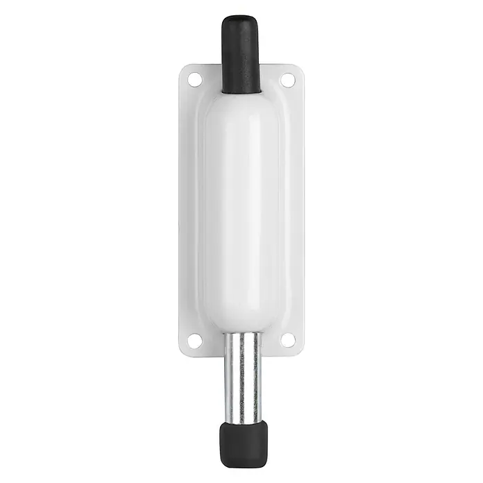 Inofix Tope fijador - L x An x Al: 25 x 44 x 154 mm, Atornillado, Blanco