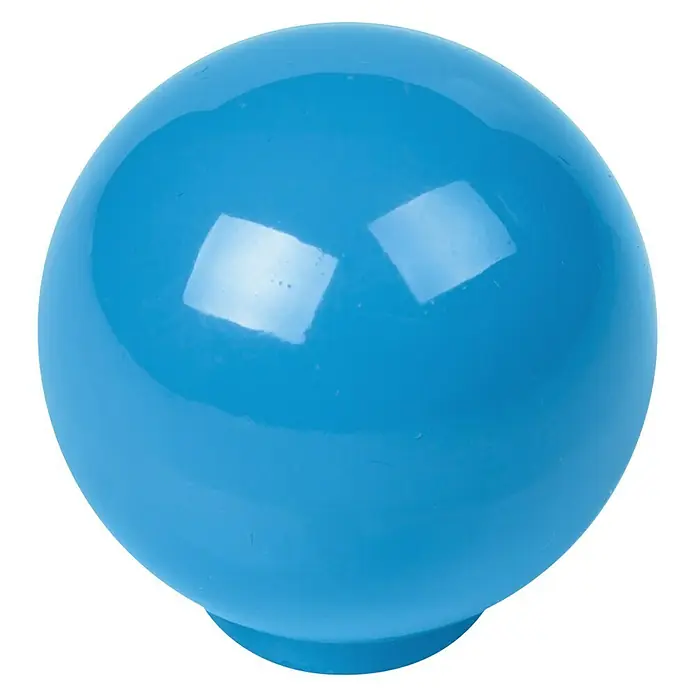 Nesu Pomo para muebles 626 - Ø x Al: 29 x 29 mm, Plástico, Azul