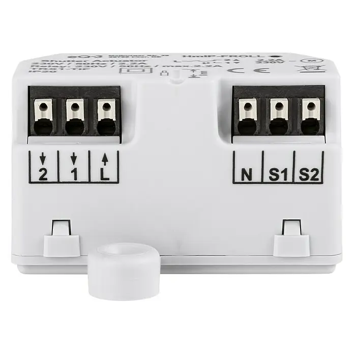 Homematic IP Rollladenschalter HmIP-FROLL - Unterputz, 54 x 41 x 33 mm, Funk - Ansicht von unten