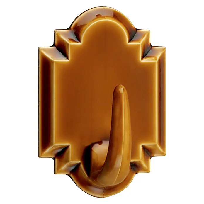 Inofix Colgador adhesivo 2062 - 2 ud., Plástico, Marrón