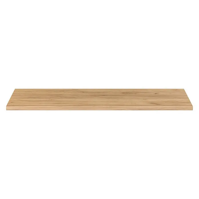 Camargue Espacio Drvene ploče za umivaonike - 140 x 46 x 3,2 cm, Craft Gold Oak - Pogled sprijeda