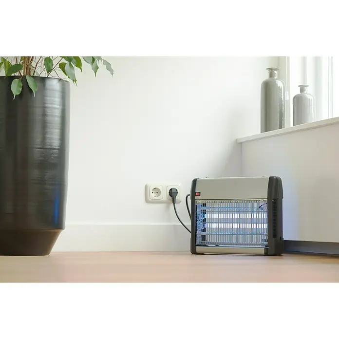 Matamoscas eléctrico UV-LED 23 W - Blanco, 230 V, 2 luces