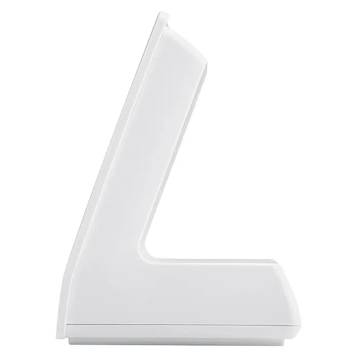 Homematic IP Halterung Tischaufsteller - Batteriebetrieben, 7,9 x 9 x 6,7 cm, Weiß - Linke Seitenansicht