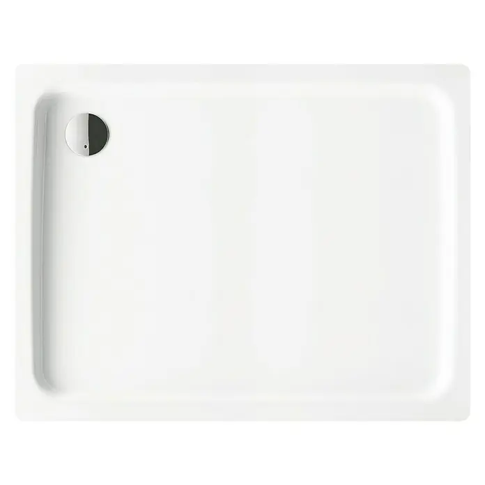 Kaldewei Duschwanne Duschplan 542-1 - L x B: 80 x 80 cm, Stahl, Weiß - Ansicht von oben