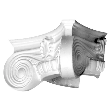 Dekoelement Halbsäule Kaptell D1/H