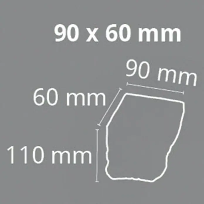 Dekoelement - Konsole, Hellbraun, 6 x 9 x 11 cm - Vorderansicht