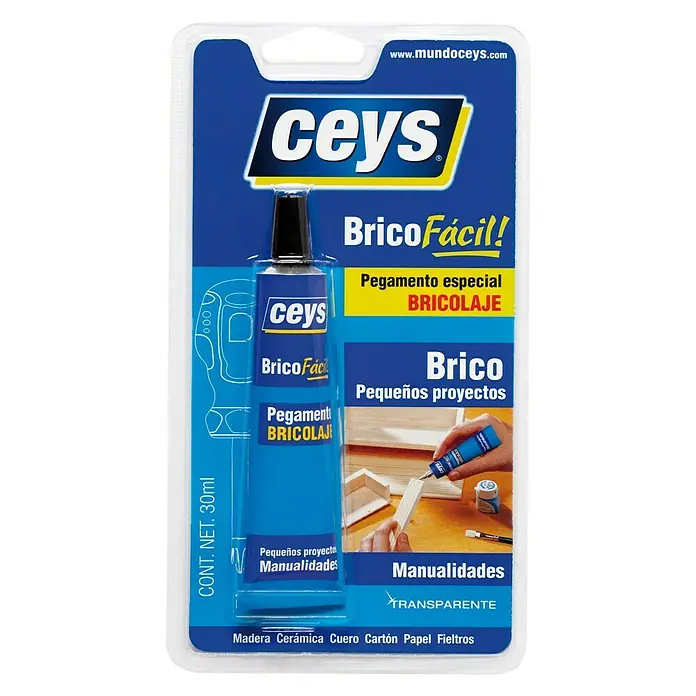 Ceys Pegamento universal Bricofácil - 30 ml, Sistema de dosificación
