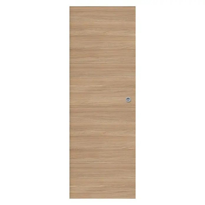 Solid Elements Puerta corredera de madera Roble Urban - 72,5 x 203 cm, Roble claro, Maciza, Con uñero