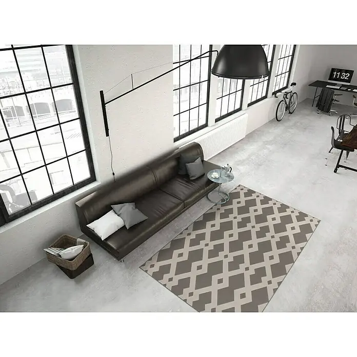 Kayoom Kurzflorteppich Now - Braun/Taupe, 150 x 80 cm, 100 % Polypropylen - Stimmungsaufnahme