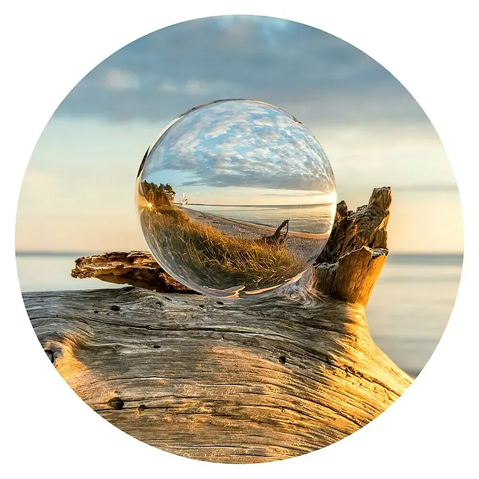 ProArt Glasbild - Glaskugel, Durchmesser: 50 cm - Vorderansicht