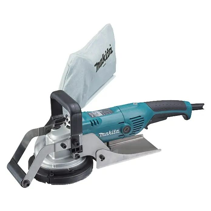 Makita Betonschleifer PC5001C - Leistungsaufnahme: 1.400 W, 0 U/min - 10.000 U/min, Durchmesser Scheibe: 125 mm - Vorderansicht