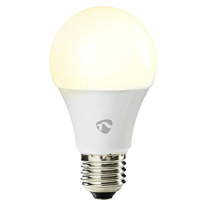 Nedis Smartlife LED-Leuchtmittel - 1 Stk., E27, 6 W, RGBW, Dimmbar - Vorderansicht