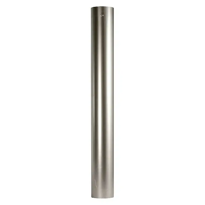 Bertrams Ofenrohr - Ø x L: 110 x 150 mm, Feueraluminiert, Silber