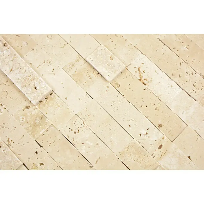 Selbstklebemosaik SAM 4NM42 - 30 x 27,5 cm, Naturstein, Beige - Detailaufnahme