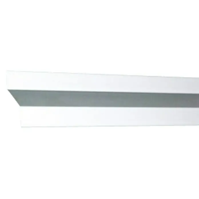 Rufete Perfil de nivelación Acero inoxidable - 0,83 m x 37 mm x 11 mm, Acero inoxidable, Decorativa