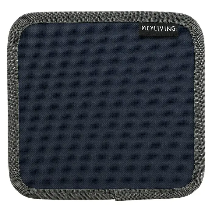 Meyliving Faltbox XS - L x B x H: 16,5 x 12,5 x 16,5 cm, Dunkelblau - Vorderansicht