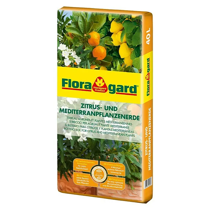 Floragard Mediterranpflanzenerde - 40 l - Rechte Seitenansicht