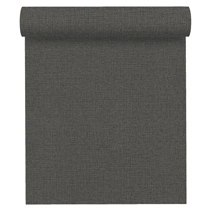 AS Creation Character Vliestapete Meliert - Schwarz/Braun, Uni, 10,05 x 0,53 m - Vorderansicht