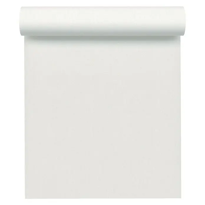 AS Creation Flavour Vliestapete I - Weiß, Uni, 10,05 x 0,53 m - Vorderansicht