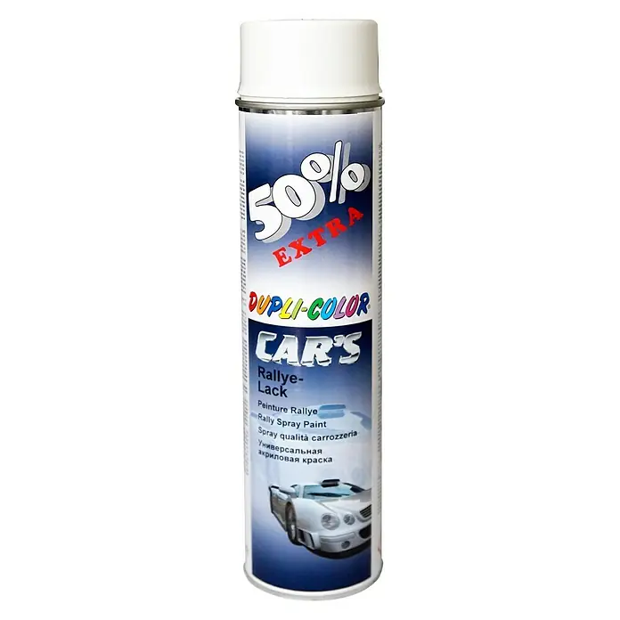 Dupli-Color Car's Rallye Lackspray - Glänzend, 600 ml, Weiß
