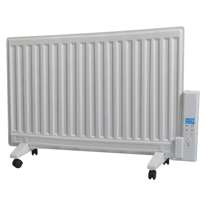 Voltomat HEATING Uljni radijator - 800 W, Bijele boje, 25 x 94 x 59 cm - Pogled sprijeda