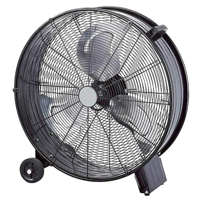 Ventilador de suelo industrial Boden - Negro, Metal, 230 W