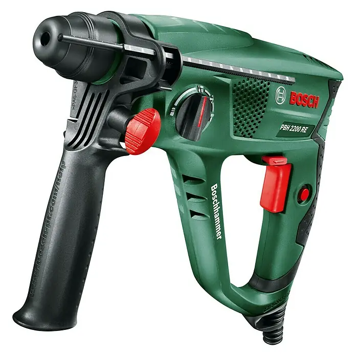 Bosch Bohrhammer PBH 2200 RE - 570 W, Max. Schlagzahl: 5.000/min - Rechte Seitenansicht