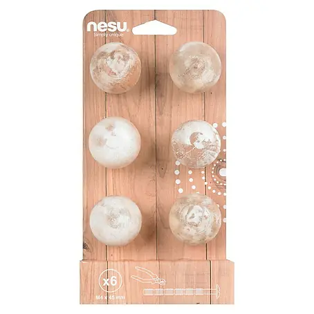 Nesu  Set de pomos para muebles Decapado
