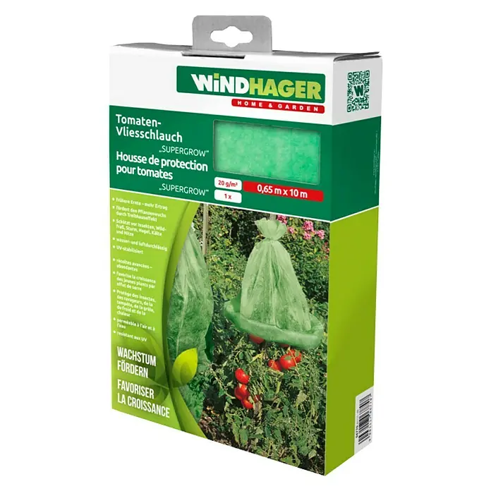 Windhager Tomaten-Vliesschlauch Supergrow - 10 x 0,65 m