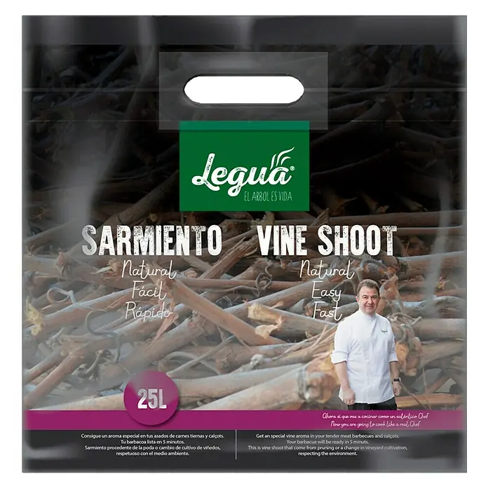 Leña de Sarmientros - 3 kg, Madera de vid