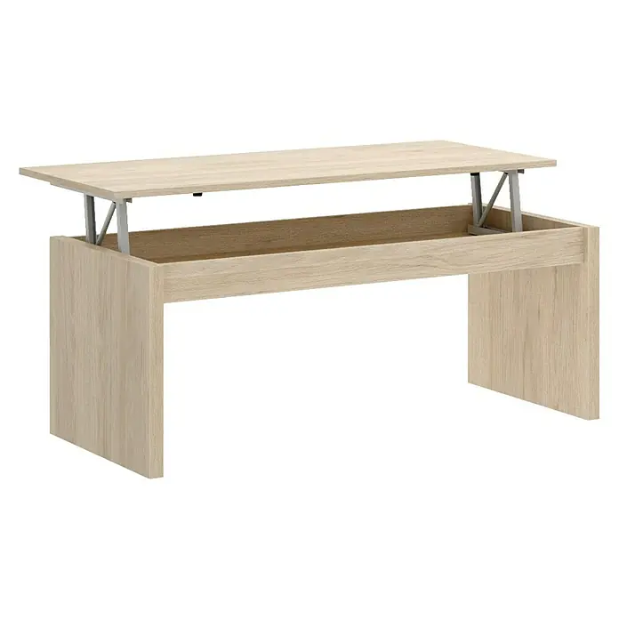 Mesa de centro Side - L x An x Al: 50 x 100 x 43 cm, Natural