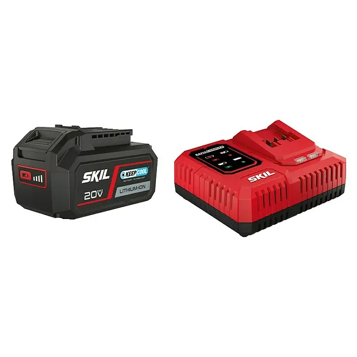 Skil Energy Platform Akku & Ladegerät 3111AA - 18 V, 1 Akku, 4 Ah - Linke Seitenansicht