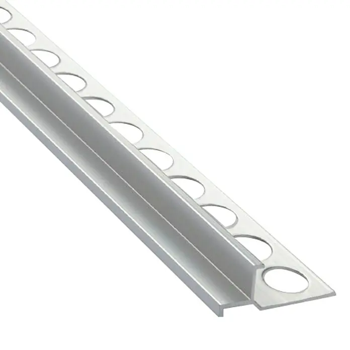 Cantonera Eurocanto 150A - 2,5 m x 12 mm x 12 mm, Plateado, Brillante