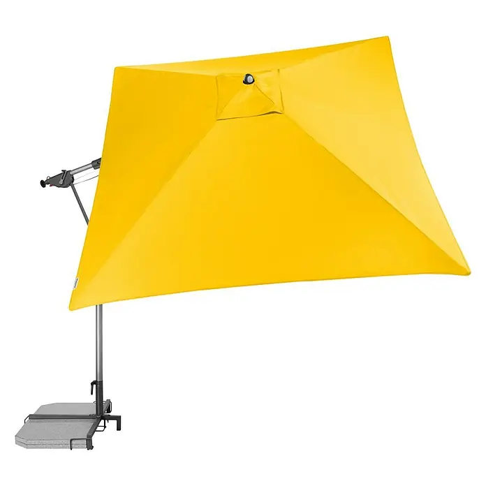 Doppler Sunline Pendelschirm - Gelb, L x B: 298 x 225 cm - Ansicht von oben