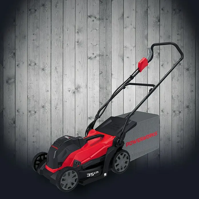 Powerworks Akku-Rasenmäher P48LM41 - 48 V, Ohne Akku, Schnittbreite: 41 cm