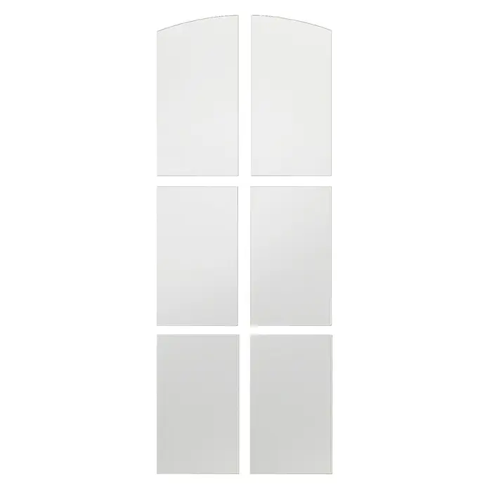 Solid Elements Vidrio para puerta vidriera Bremen de 62,5 - Apto para: Puertas con cristal, Mate