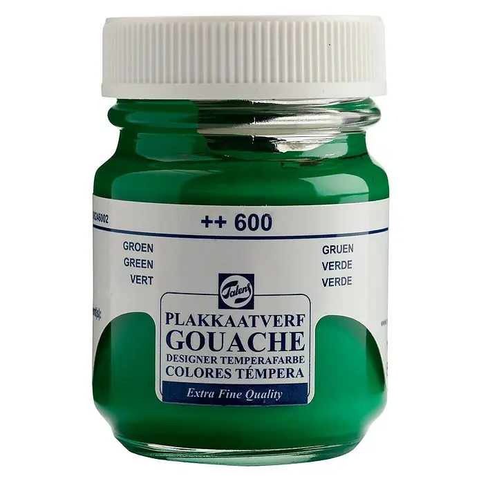 Talens Pintura gouache verde - 50 ml, Mate