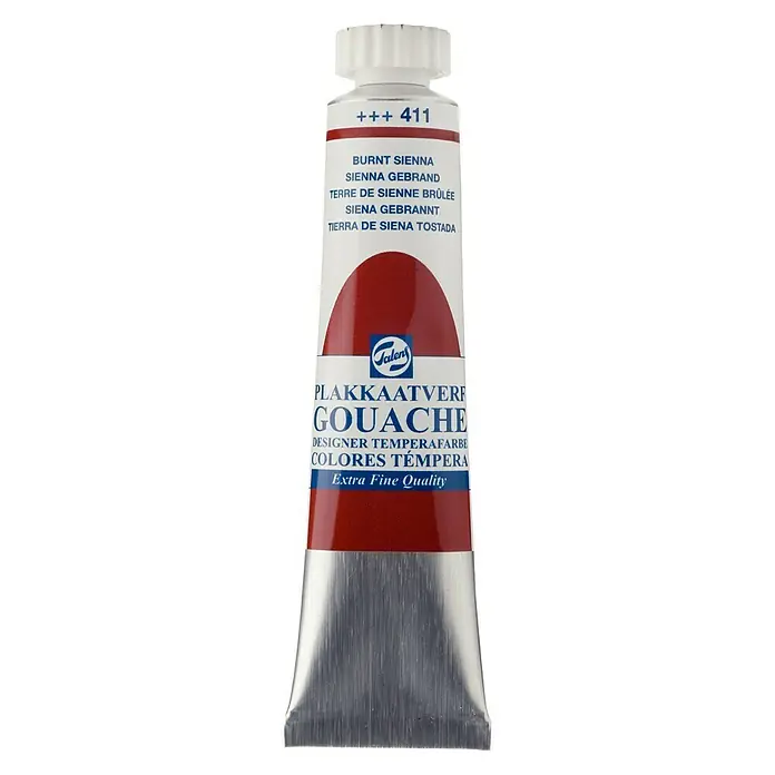 Talens Pintura gouache tierra siena tostada - 20 ml, Mate