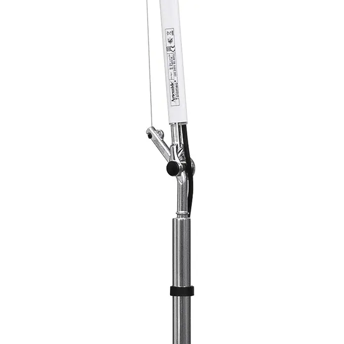 Artemide Stehleuchte Tolomeo Terra - Höhe: 226 m, Farbe Gehäuse: Silber, Weiß - Vorderansicht