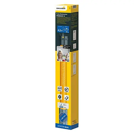 Schellenberg  Funk-Rohrmotor Maxi Premium 10