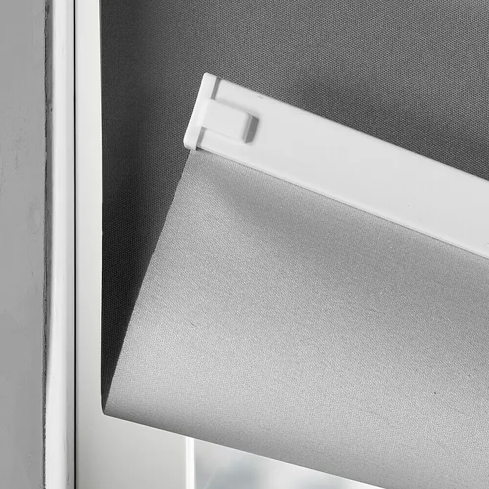 Rollo mit Kassette - B x H: 100 x 175 cm, Grau - Detailaufnahme