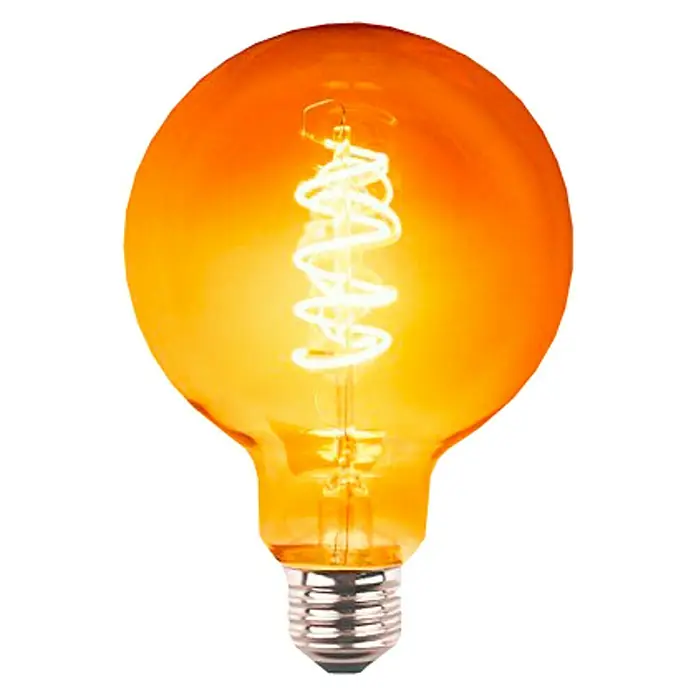 Garza Bombilla LED Vintage - E27, 3 W, Blanco cálido, 170 lm, Espiral
