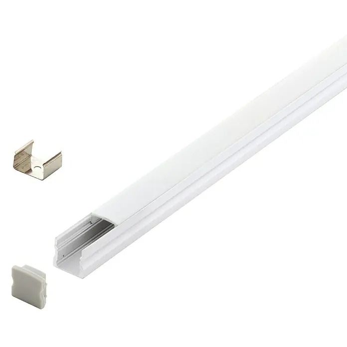 Eglo Profil Surface Profile 2 - 200 x 1,7 x 1,6 cm, Weiß, Aluminium - Vorderansicht