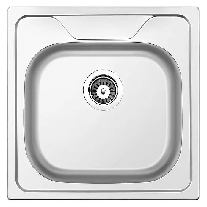 Smeg Fregadero encastrable LYP501 - L x An: 50 x 50 cm, Acero inoxidable