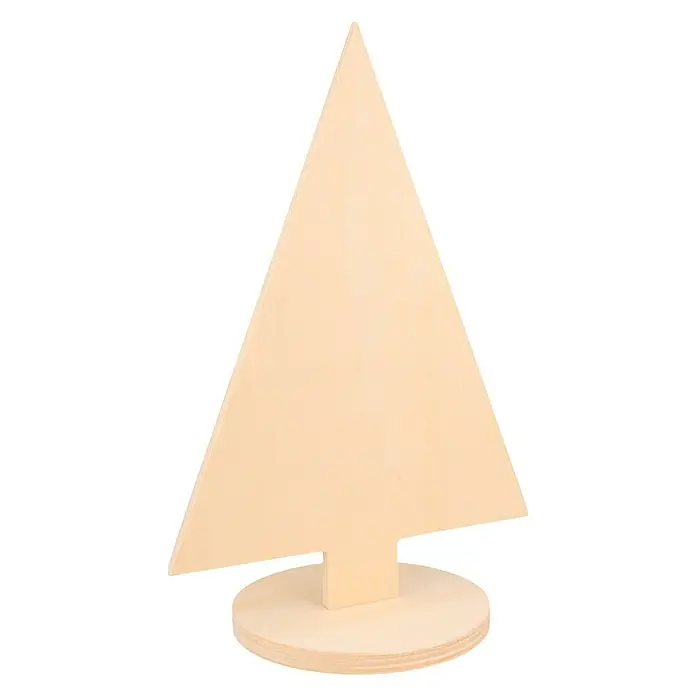 Artemio Pieza decorativa Árbol Navidad - 1 ud., Madera, 11 x 25 cm