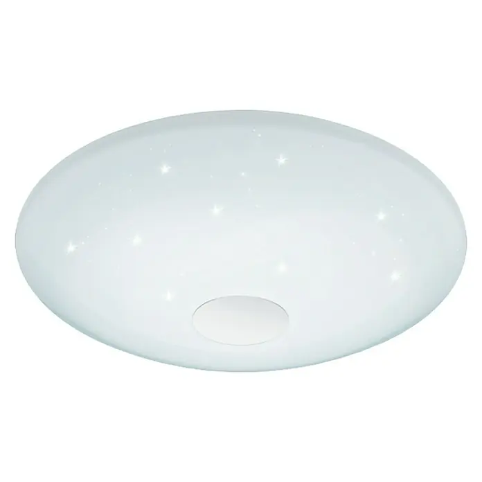 Eglo LED-Deckenleuchte rund Voltago 2 - 30 W, Ø x H: 580 mm x 12,5 cm, Weiß, Warmweiß