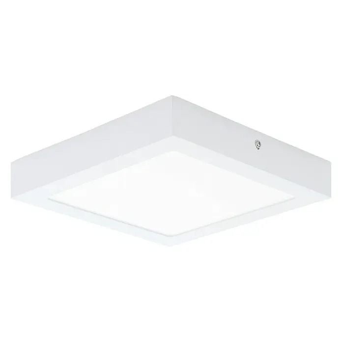 Eglo Led-plafondlamp Fueva 1 - 16,5 W, Wit, l x b x h: 22,5 x 22,5 x 4 cm - Vooraanzicht